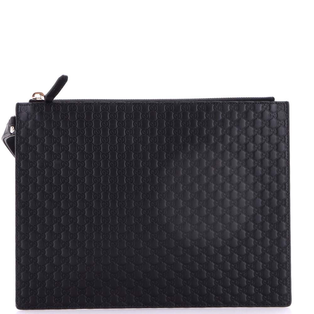 Wristlet Pouch Microguccissima Leather #255317G61B